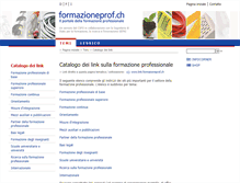 Tablet Screenshot of link.formazioneprof.ch
