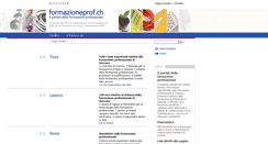Desktop Screenshot of formazioneprof.ch