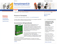 Tablet Screenshot of pif.formazioneprof.ch
